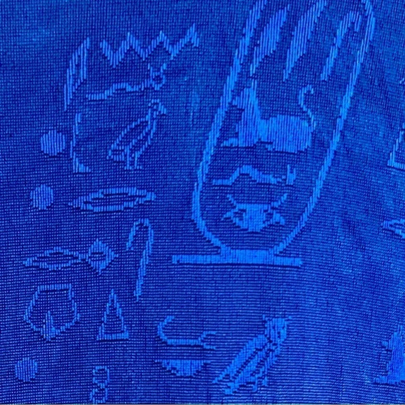 Chicos Egyptian Cat Textured Button Blouse. - Picture 5 of 7